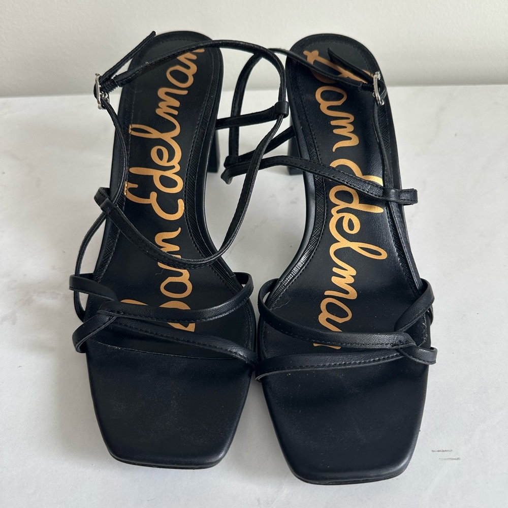 Sam Edelman Emmie Slingback Black Sandals